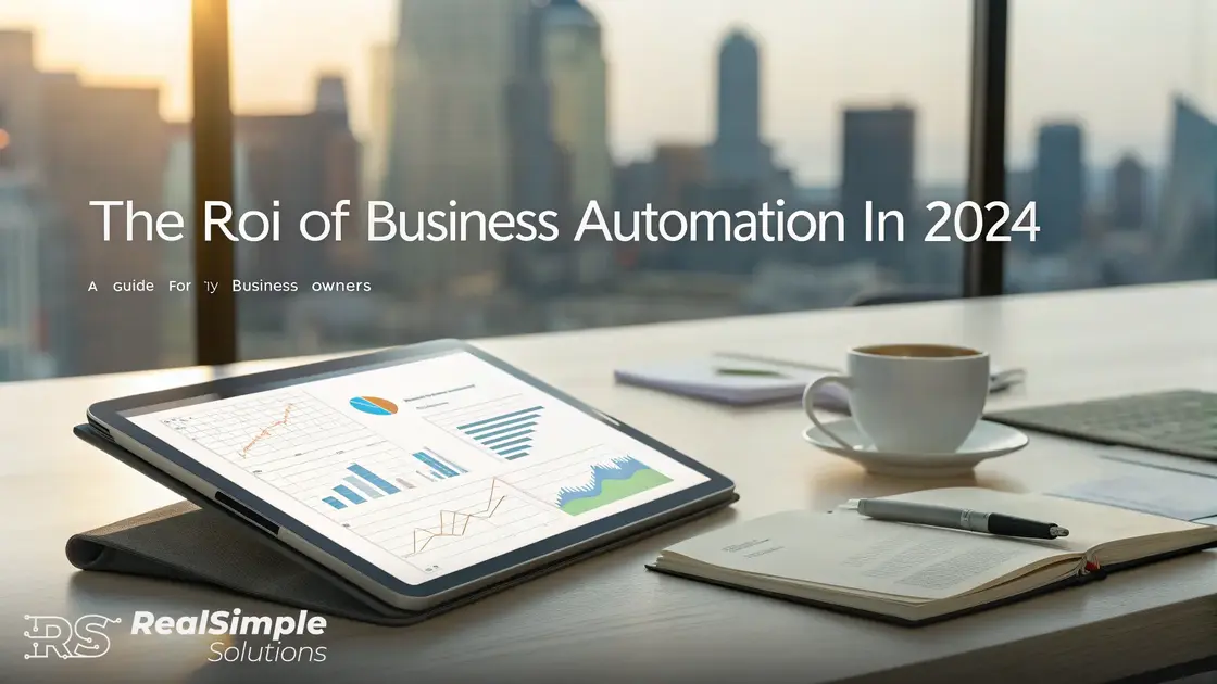 The ROI of Business Automation in 2024: A Complete Guide for NY Business Owners - Real Simple Solutions