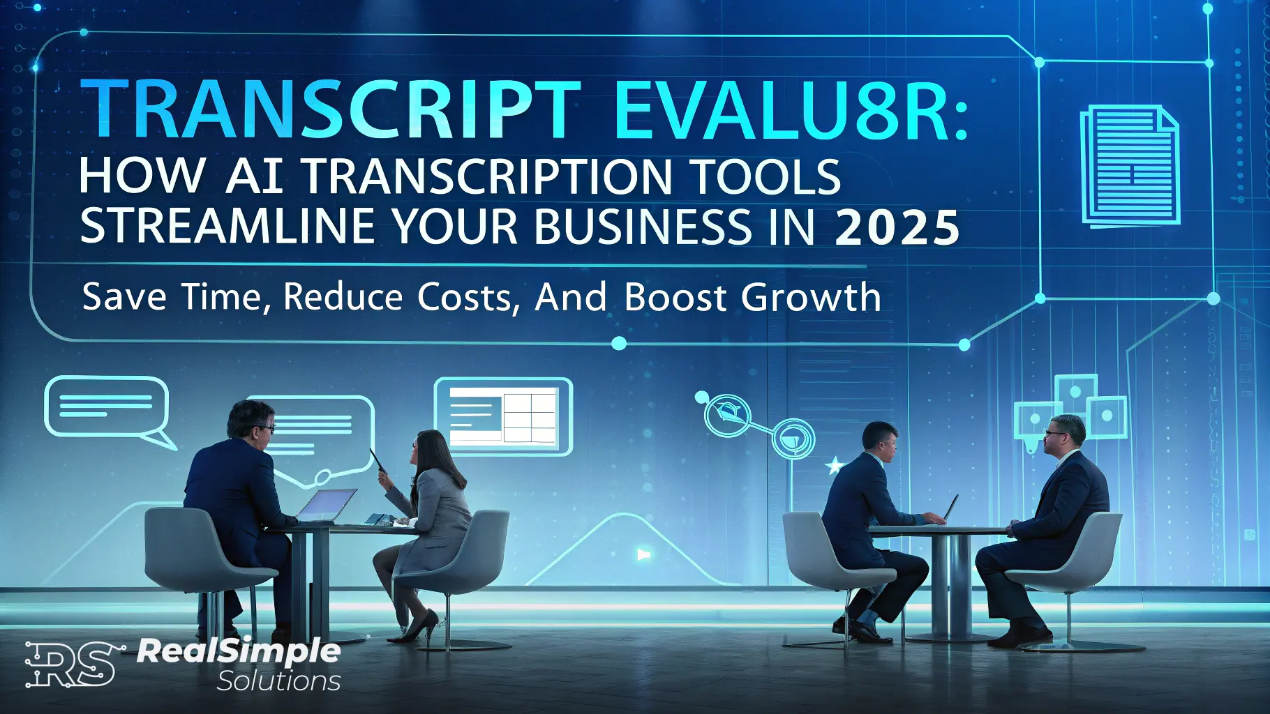 Transcript Evalu8r: How AI Transcription and Analysis Tools Streamline Your Business in 2025 - Real Simple Solutions
